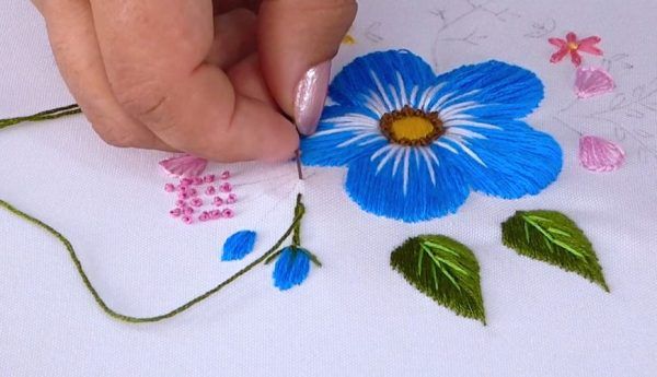 Primeros Pasos Para Bordar Flores Bordado A Mano Artes De Olga Cursos